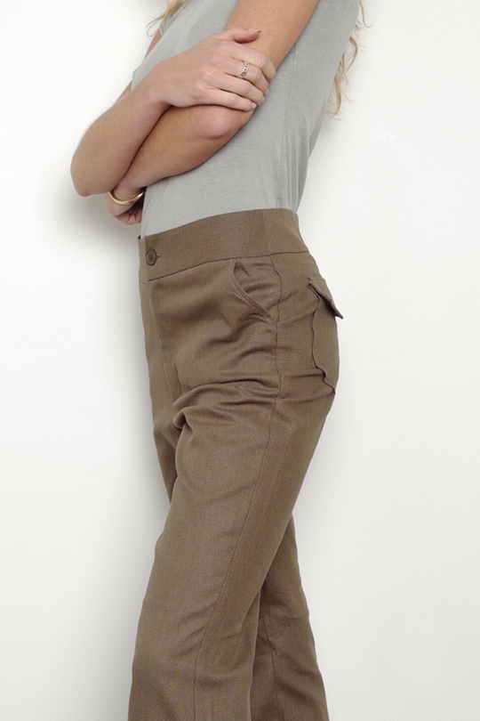 Khaki Canvas Trousers
