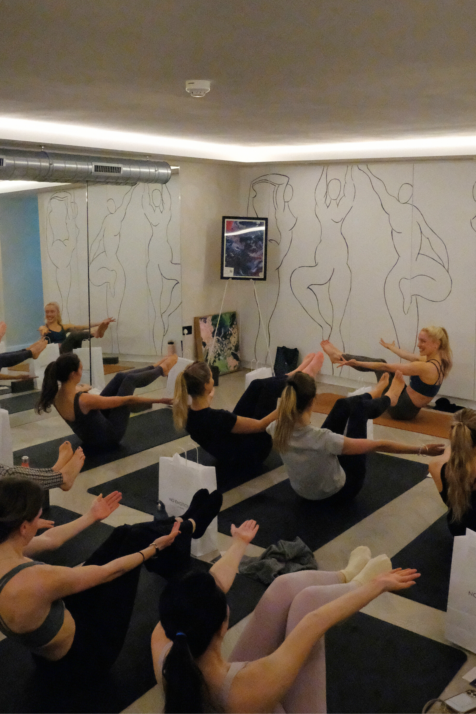 Customer Relaxing Yoga Evening