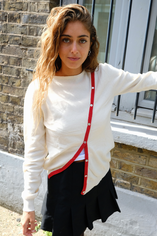ASYMMETRIC CARDIGAN