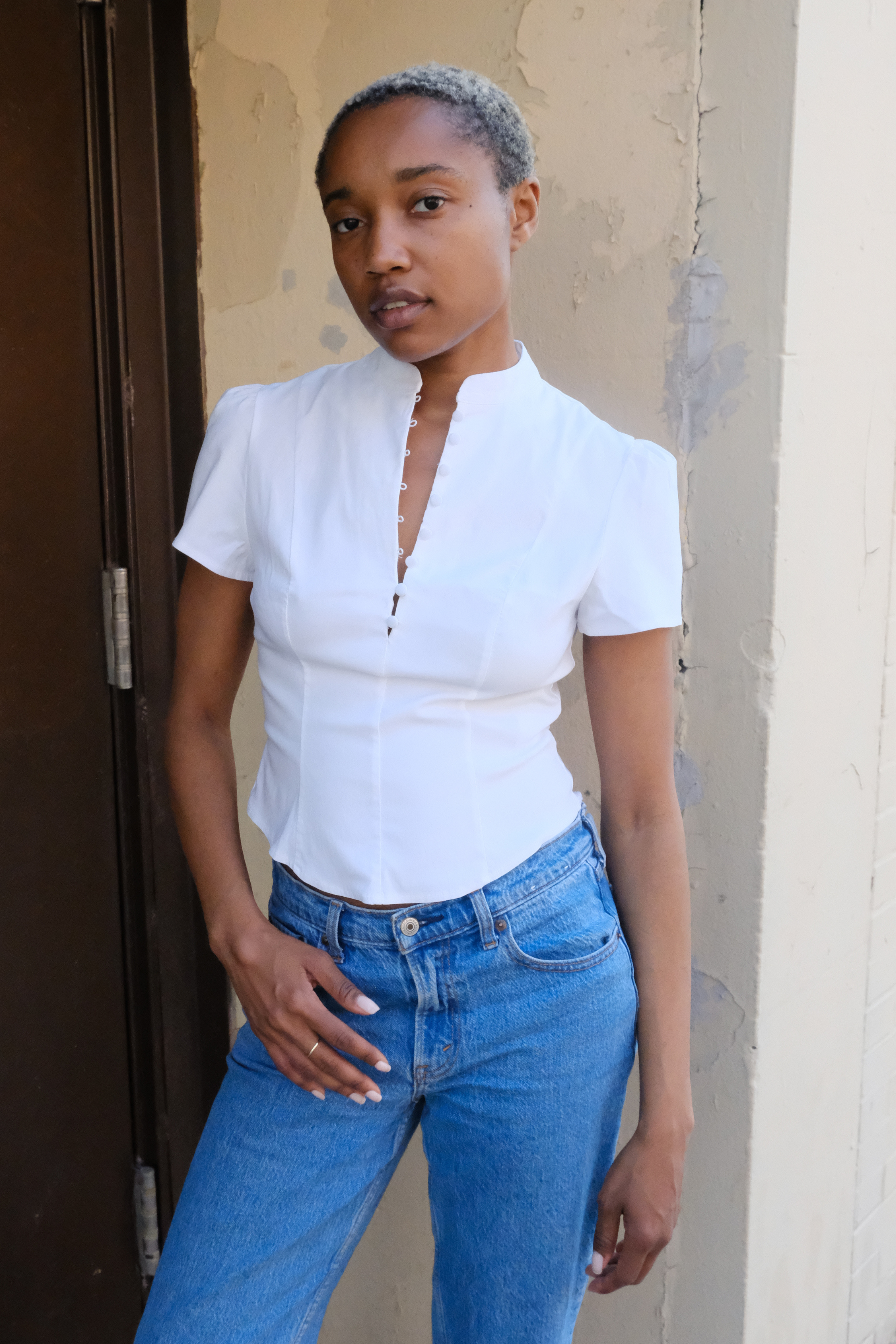 THE ELSA TOP | Cap sleeve top – No Emotions THE ELSA TOP | Cap sleeve top – No Emotions