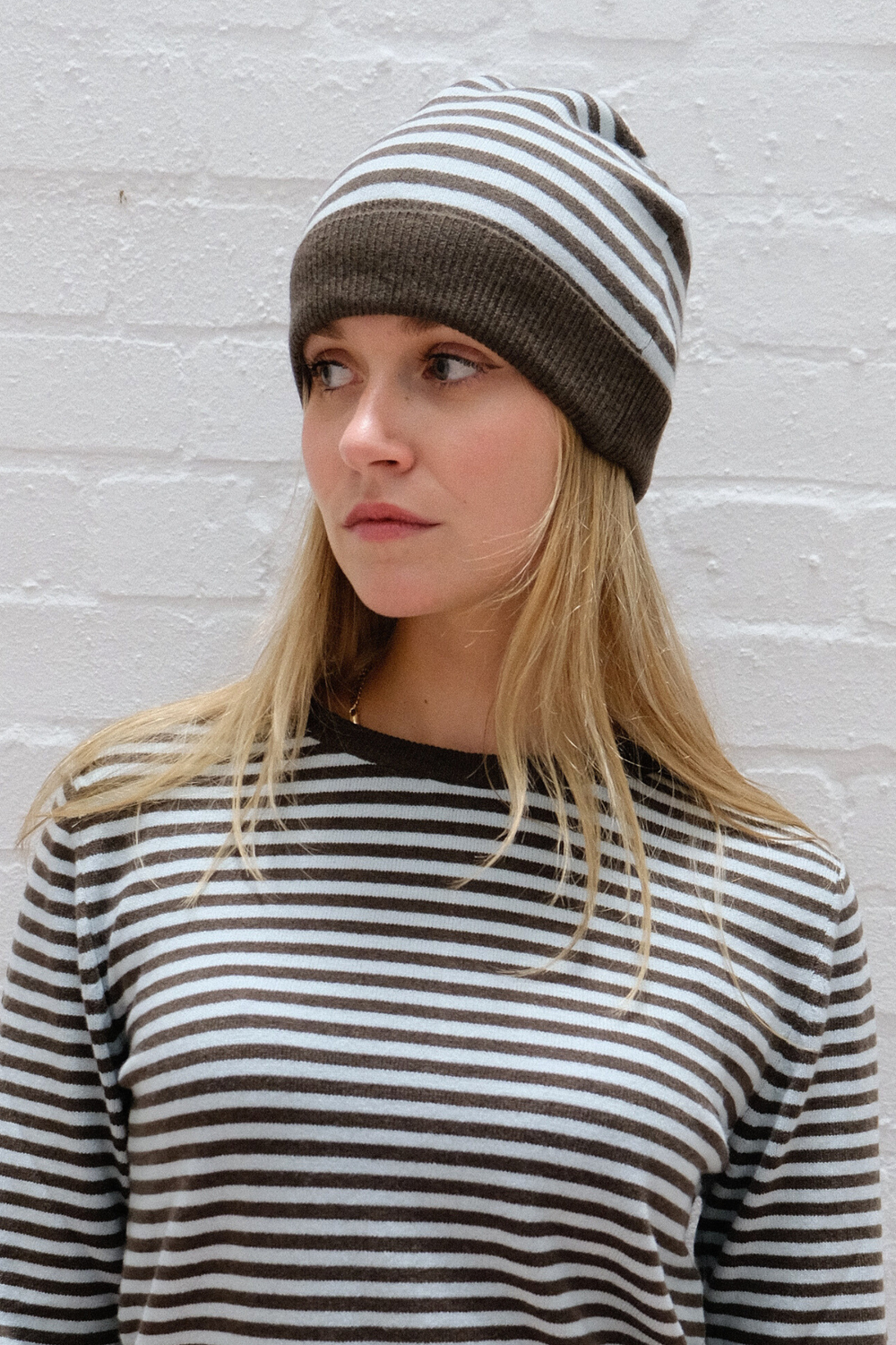 STRIPED BEANIE
