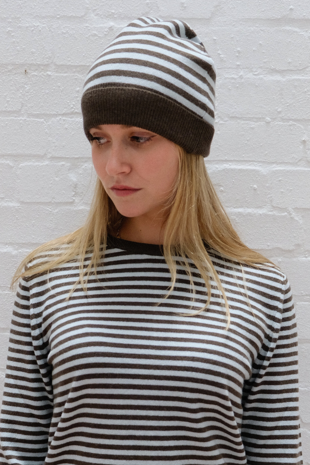 STRIPED BEANIE