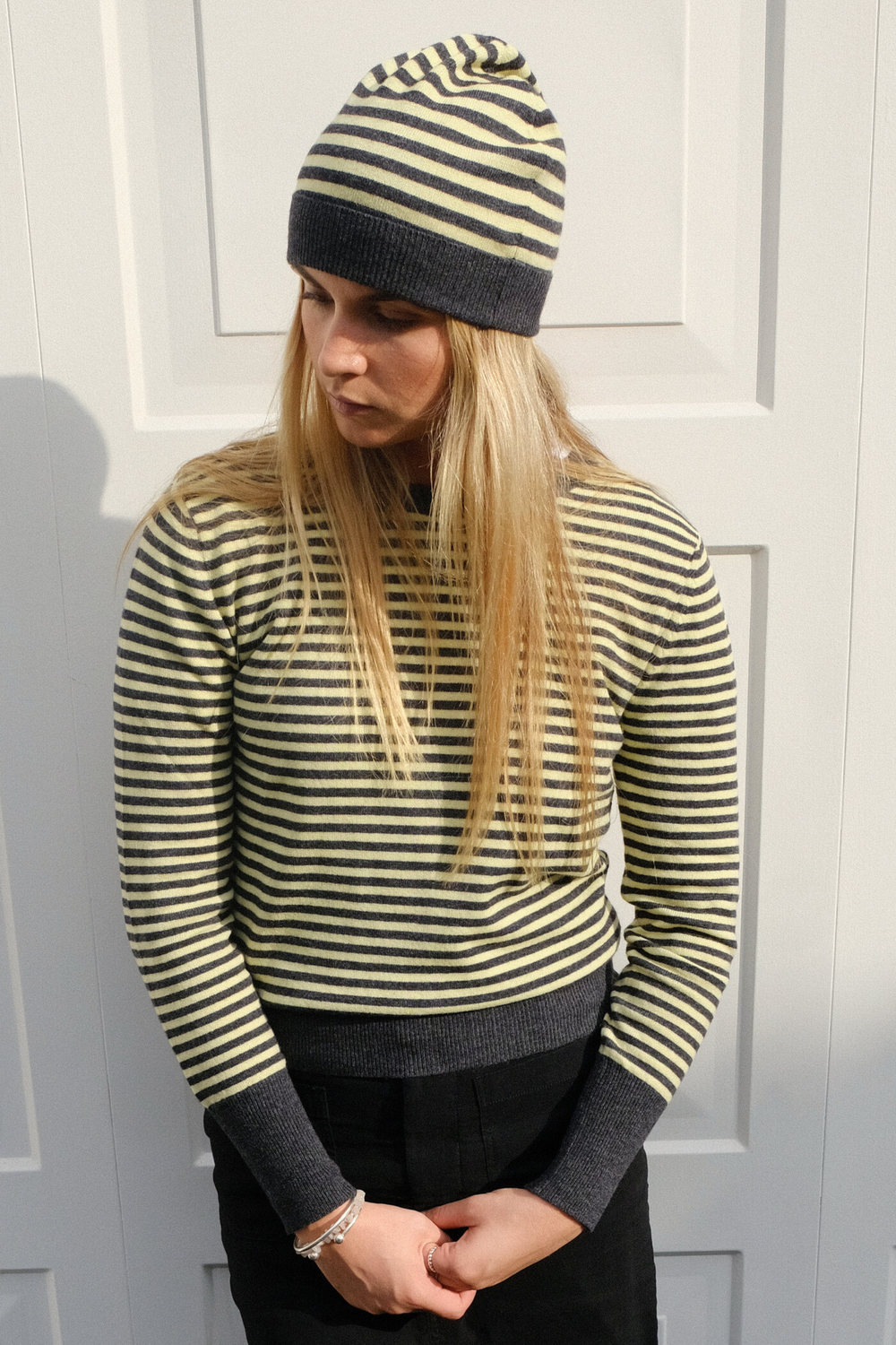 STRIPED BEANIE