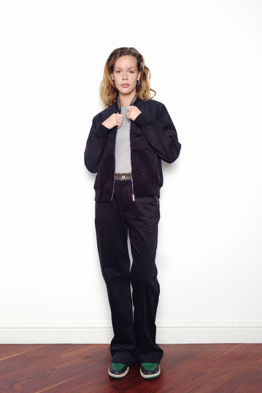 Cord Bomber Jacket - noemotions-store