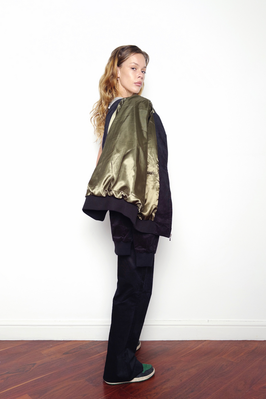 Cord Bomber Jacket - noemotions-store