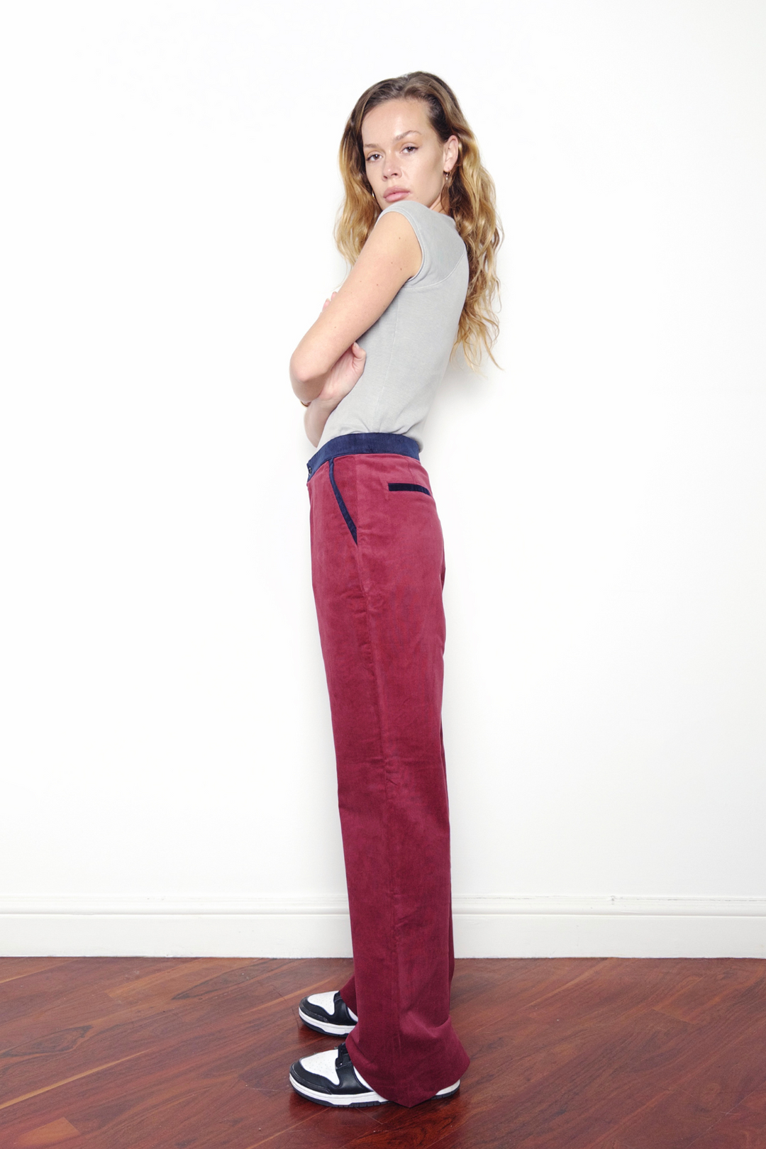 Grape Cord Trousers