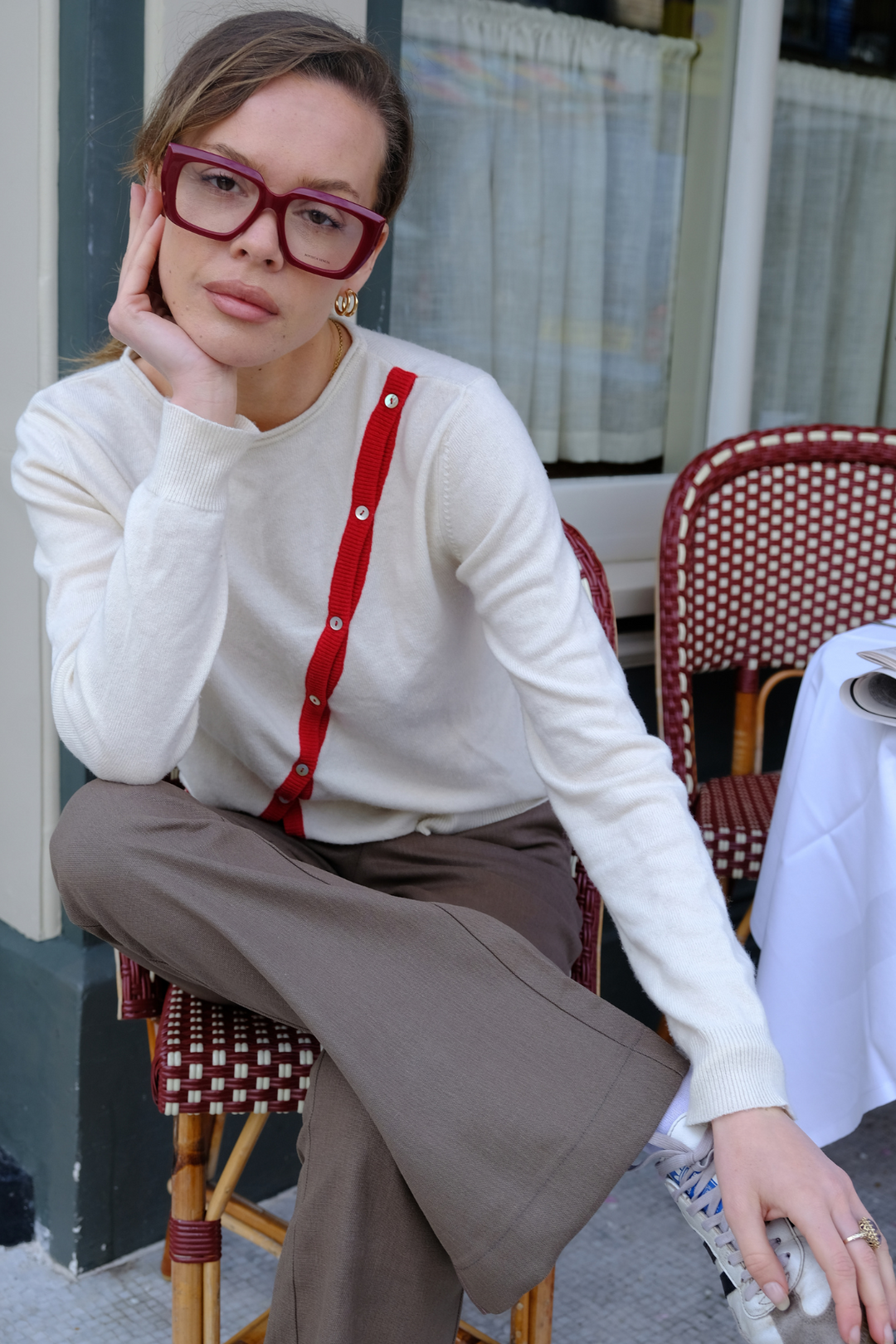 ASYMMETRIC CARDIGAN