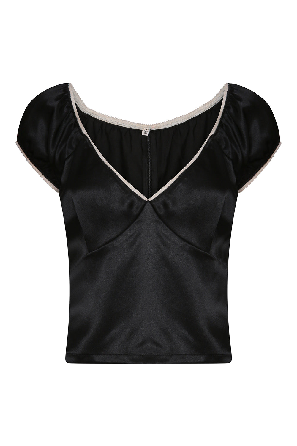 Black Silk Top - noemotions-store