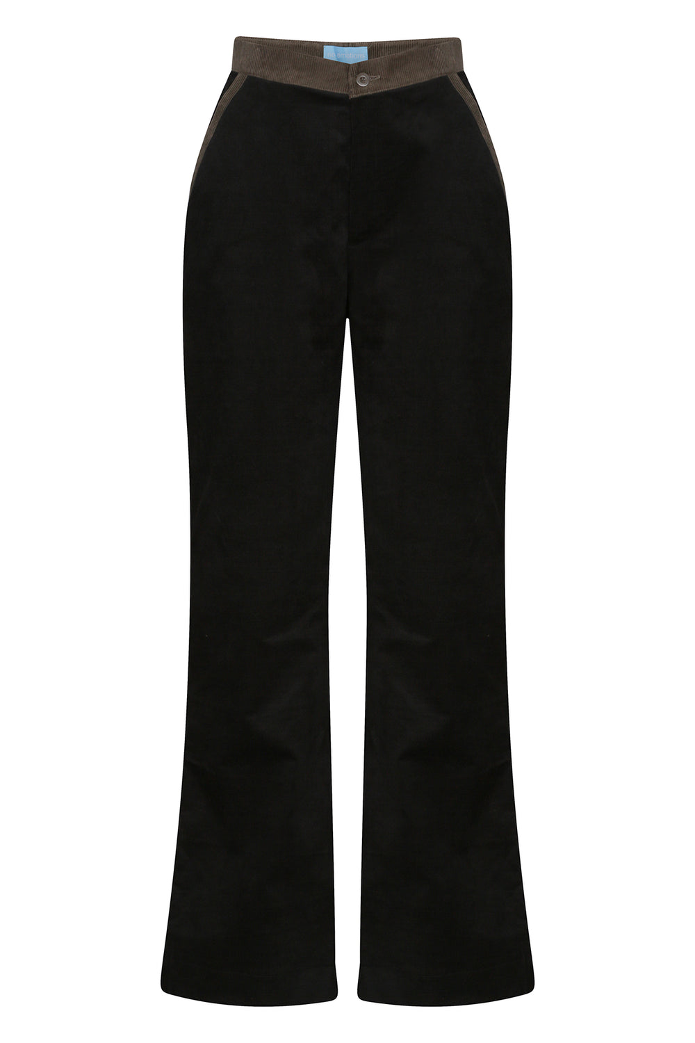 Black Cord Trousers - noemotions-store