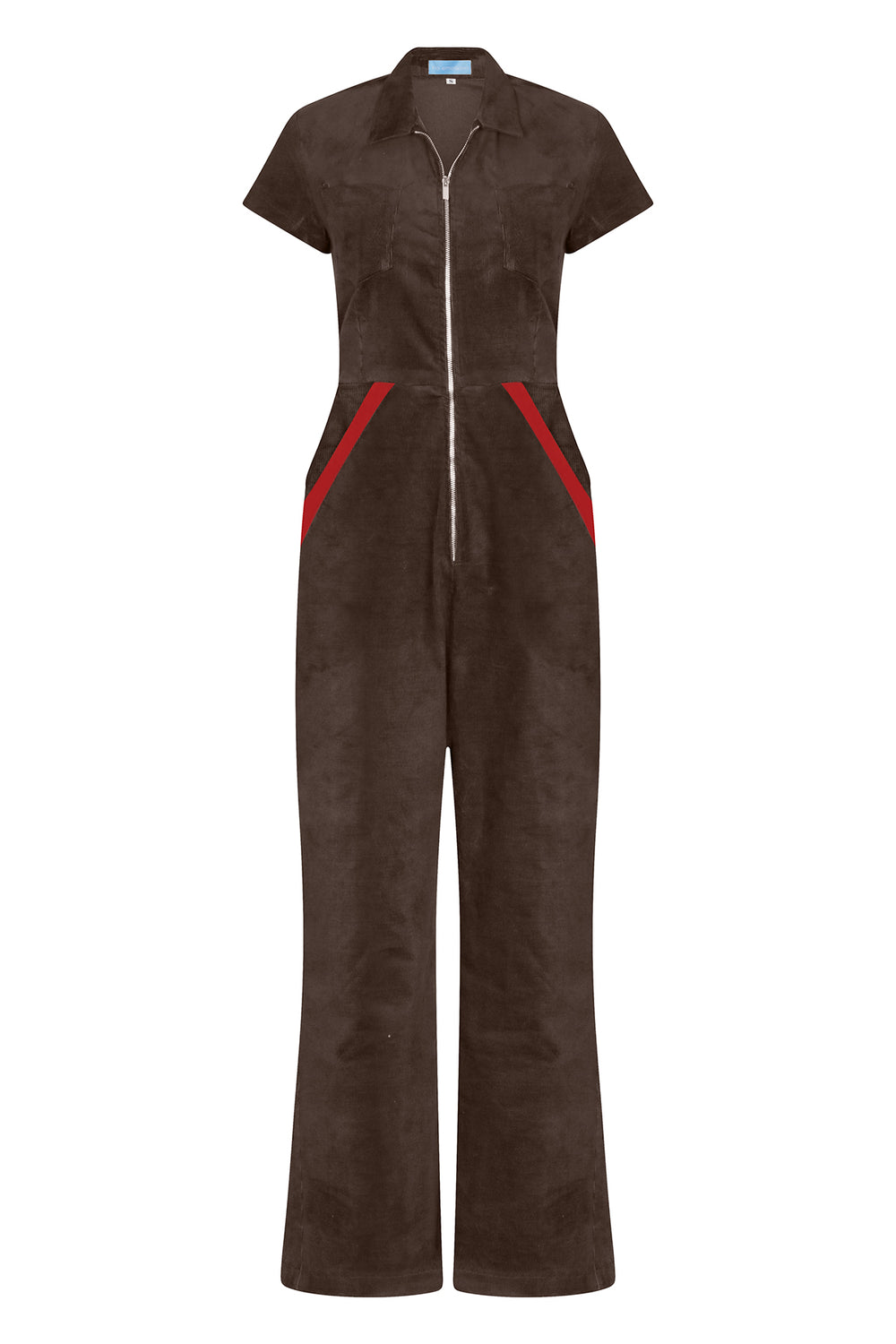 Khaki Cord Jumpsuit - noemotions-store