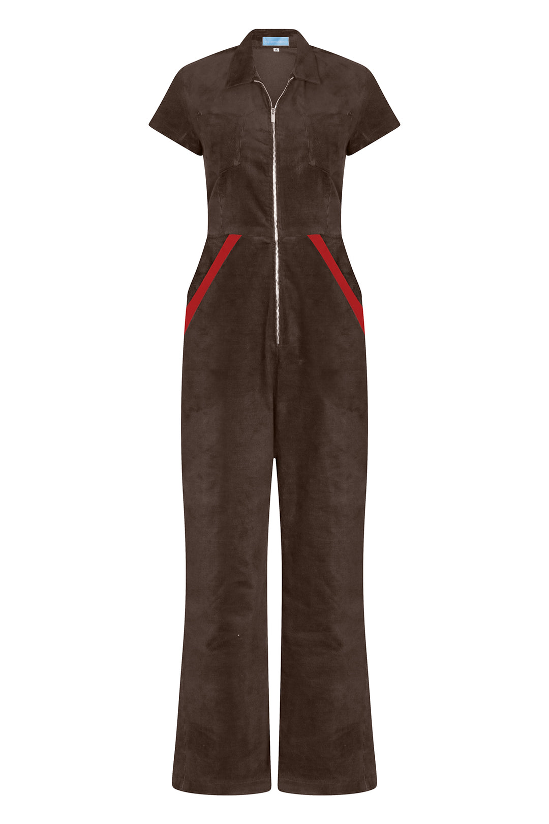 Khaki Cord Jumpsuit - noemotions-store