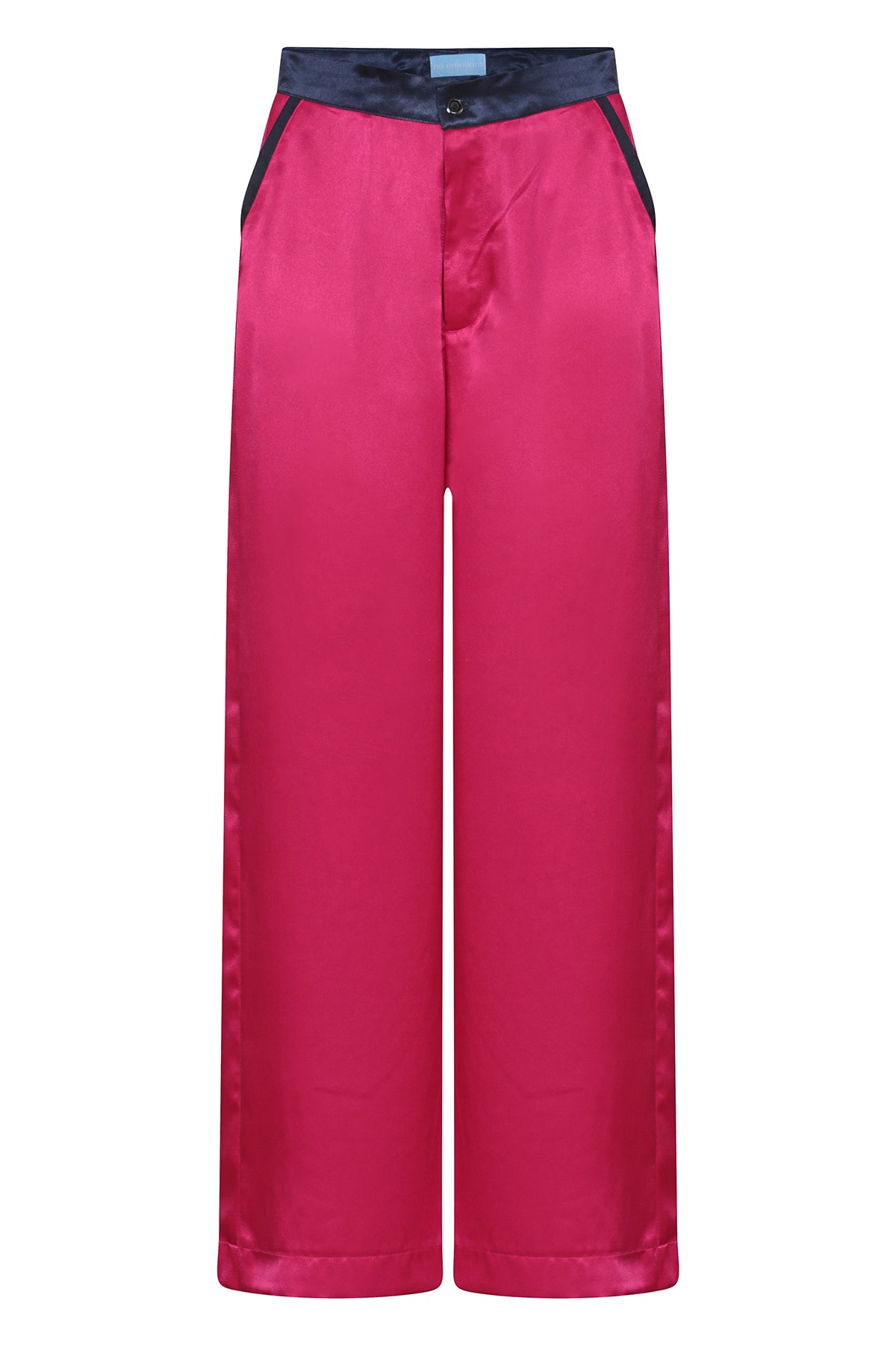 Raspberry Silk Trousers | no emotions – No Emotions